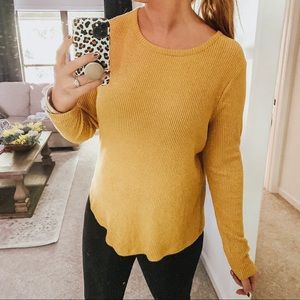 Yellow long sleeve thermal